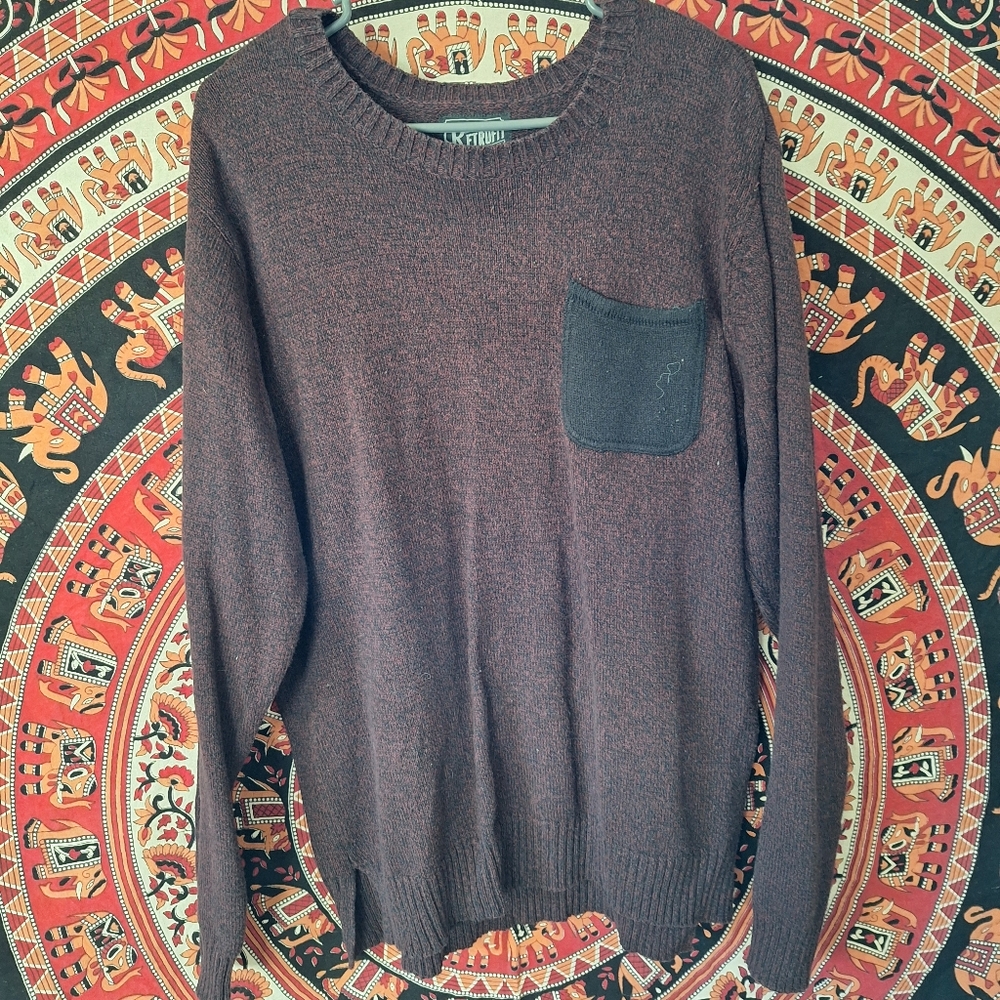 Retrofit Men's Knit Crewneck Pullover Sweater with Pocket